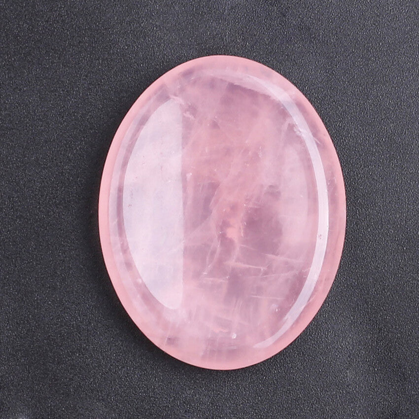 Crystals Worry Stones Flake Energy Thumb Massage Stone Energy Gemstone 35x45mm