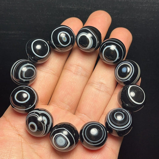 Natural Gobi Agate Eyes Agate Bracelet Crystal Stone Healing
