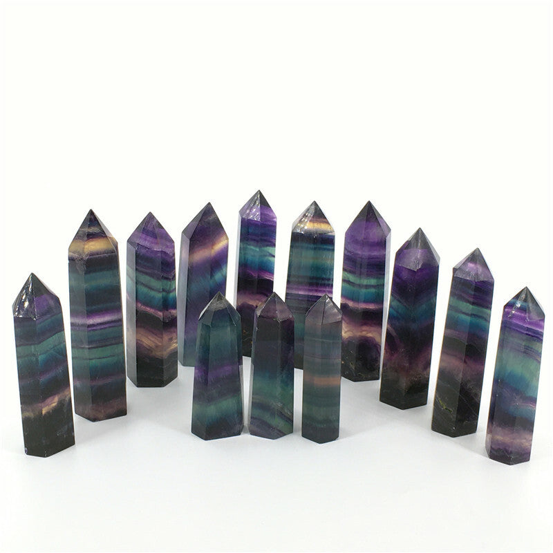 Wholesale~Natural Quartz Obelisk Crystal Tower Point Wand Reiki Healing Gift