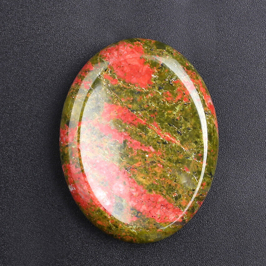 35x45mm Energy Chakra Forget Thumb Massage Stone Crystals Worry Stones