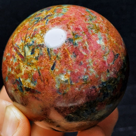 436G Natural Polished Agate Sphere Agate Crystal Ball Healing