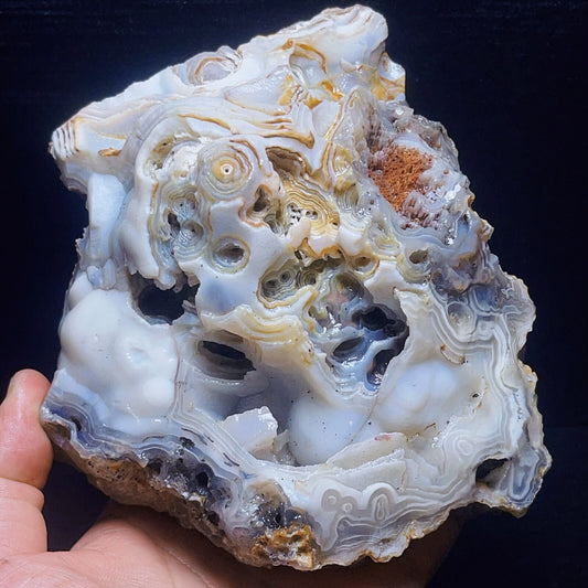 1483G Natural Gobi Agate Eyes Agate Crystal Stone Healing