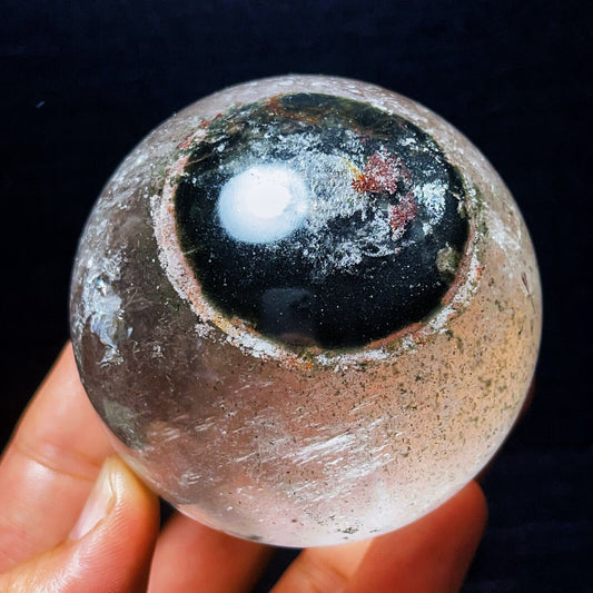 586G Natural Phantom Quartz Garden Quartz Eyes Crystal Stone Healing