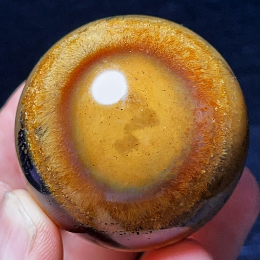 Natural Polished Golden Hair Rutilated Quartz Phantom Crystal Sphere ball Healing