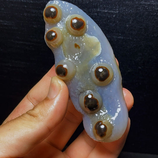 Natural Gobi Agate Eyes Agate Crystal Stone Healing