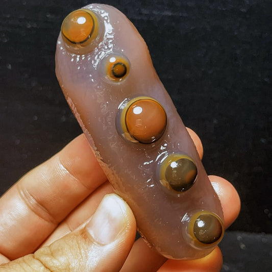 Natural Gobi Agate Eyes Agate Crystal Stone Madagascar