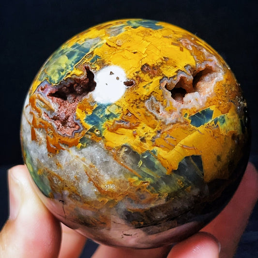 454G Natural Namibia Pietersite Gemstone Sphere/Ball Healing
