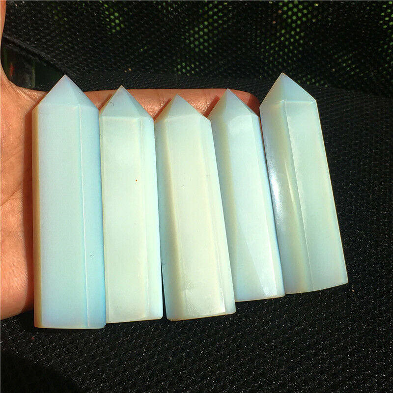 Wholesale~Natural Quartz Obelisk Crystal Tower Point Wand Reiki Healing Gift