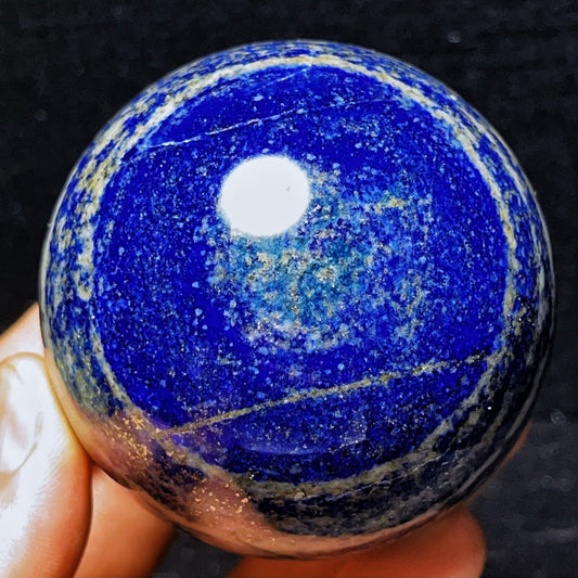 518G Natural Lapis lazuli ball Sphere Crystal Stone Healing