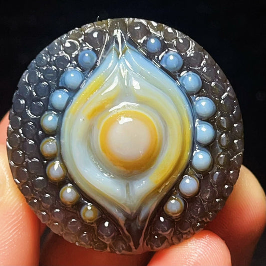 Natural Gobi Agate Eyes Agate Crystal Stone Madagascar