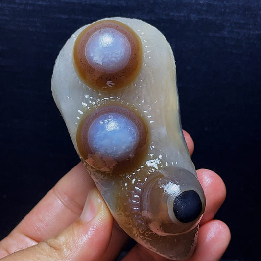 Natural Gobi Agate Eyes Agate Crystal Stone Healing