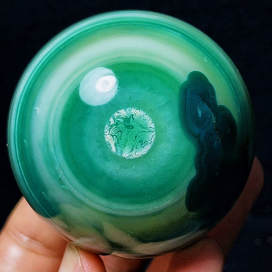 Rare 397G Natural Gobi Agate Eyes Agate Crystal Stone Healing Madagascar