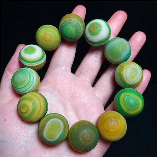 Colorful Gobi Agate Eye Agate Beads Bracelet Crystal Gift Collection Healing