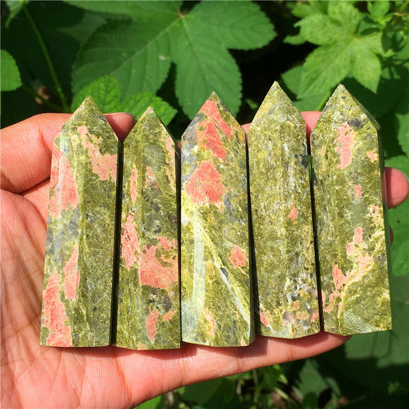 Wholesale~Natural Quartz Obelisk Crystal Tower Point Wand Reiki Healing Gift