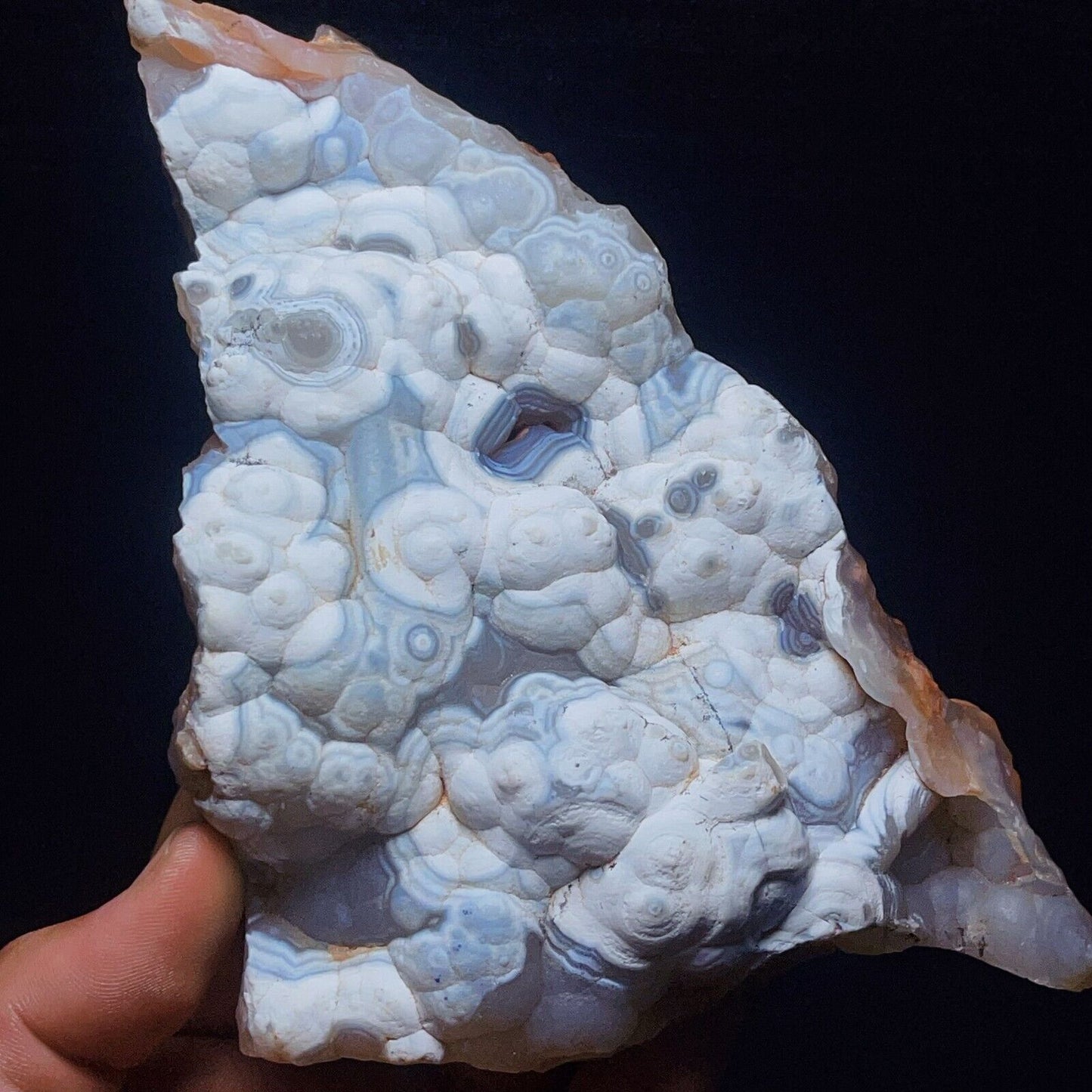 766G Natural China's Gobi Desert Gobi Agate Eyes Agate Crystal Healing