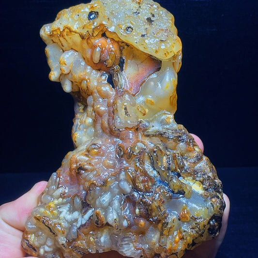 992G Natural China's Gobi Desert Gobi Agate Eyes Agate Crystal Healing