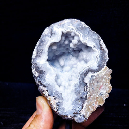 351G China Natural Inner Mongolia Gobi Eye Agate Geode Collection
