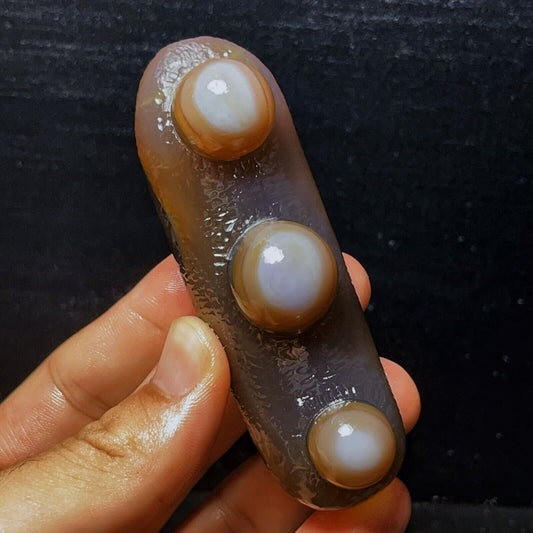 Natural Gobi Agate Eyes Agate Crystal Stone