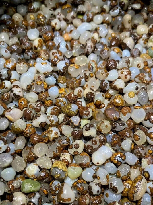 700G Natural China's Mini Gobi Desert Gobi Agate Eyes Agate Crystal Healing