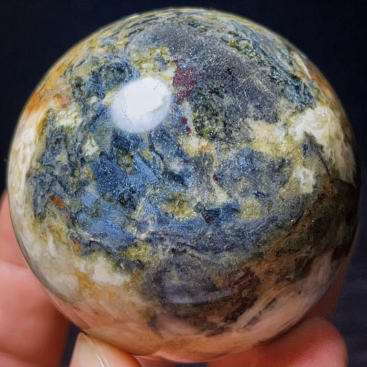 294G Natural Namibia Pietersite Gemstone Sphere/Ball Healing